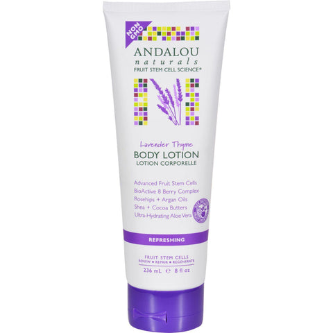 Andalou Naturals Body Lotion - Lavender Thyme Refreshing - 8 Fl Oz