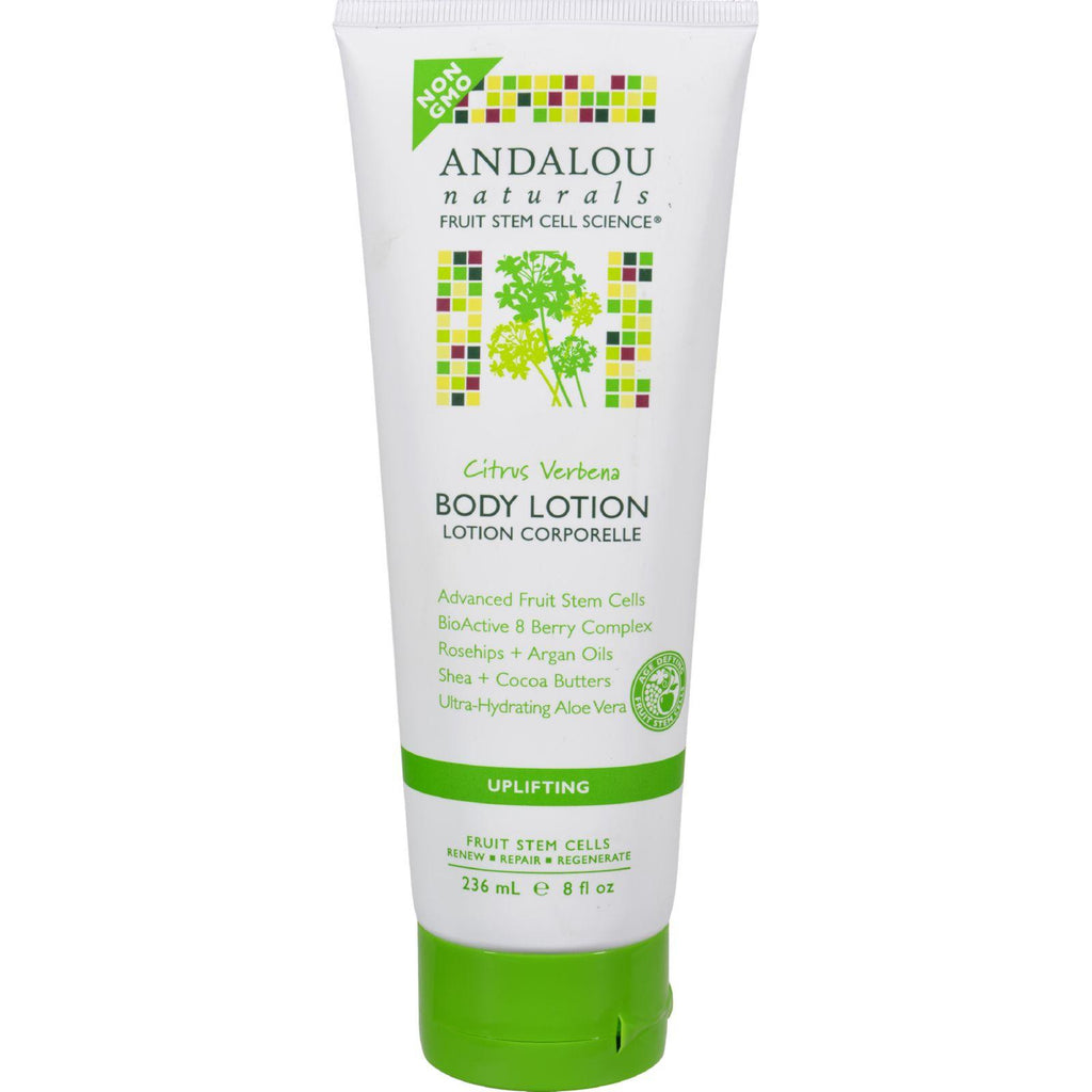 Andalou Naturals Body Lotion - Citrus Verbena Uplifting - 8 Fl Oz