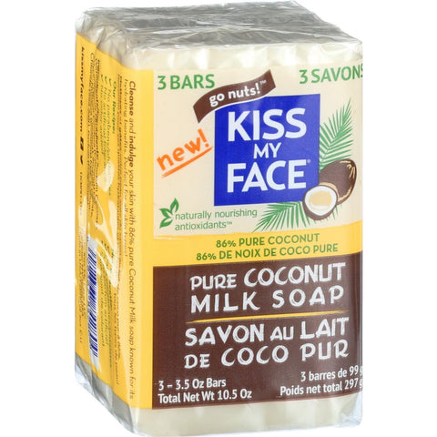 Kiss My Face Bar Soap - Coconut Milk - 10.5 Oz