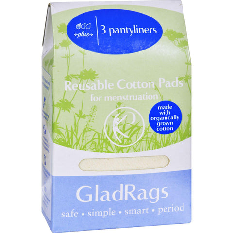 Gladrags Pantyliner - Plus - Cotton - Organic - 3 Pack