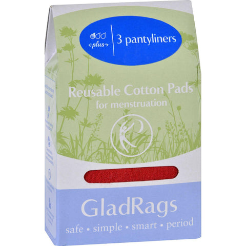 Gladrags Pantyliner - Cotton - Color - 3 Pack