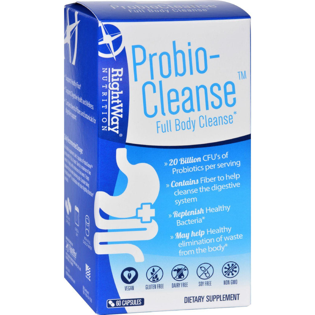 Rightway Nutrition Probio Cleanse - 60 Capsules