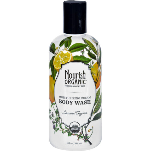 Nourish Body Wash - Organic - Lemon Thyme - 10 Fl Oz