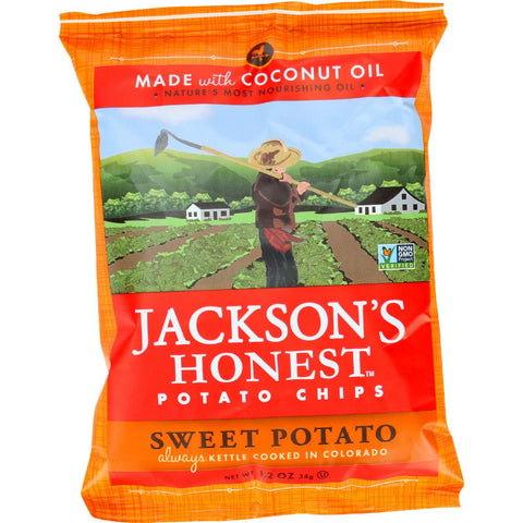 Jacksons Honest Chips Potato Chip - Sweet Potato - 1.2 Oz - Case Of 36