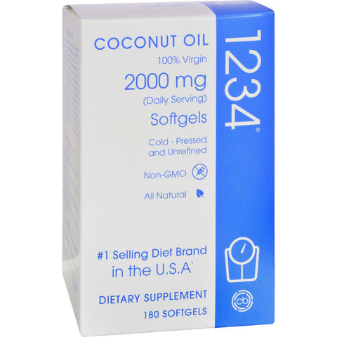 Creative Bioscience Coconut Oil 1234 - 2000 Mg - 180 Softgels