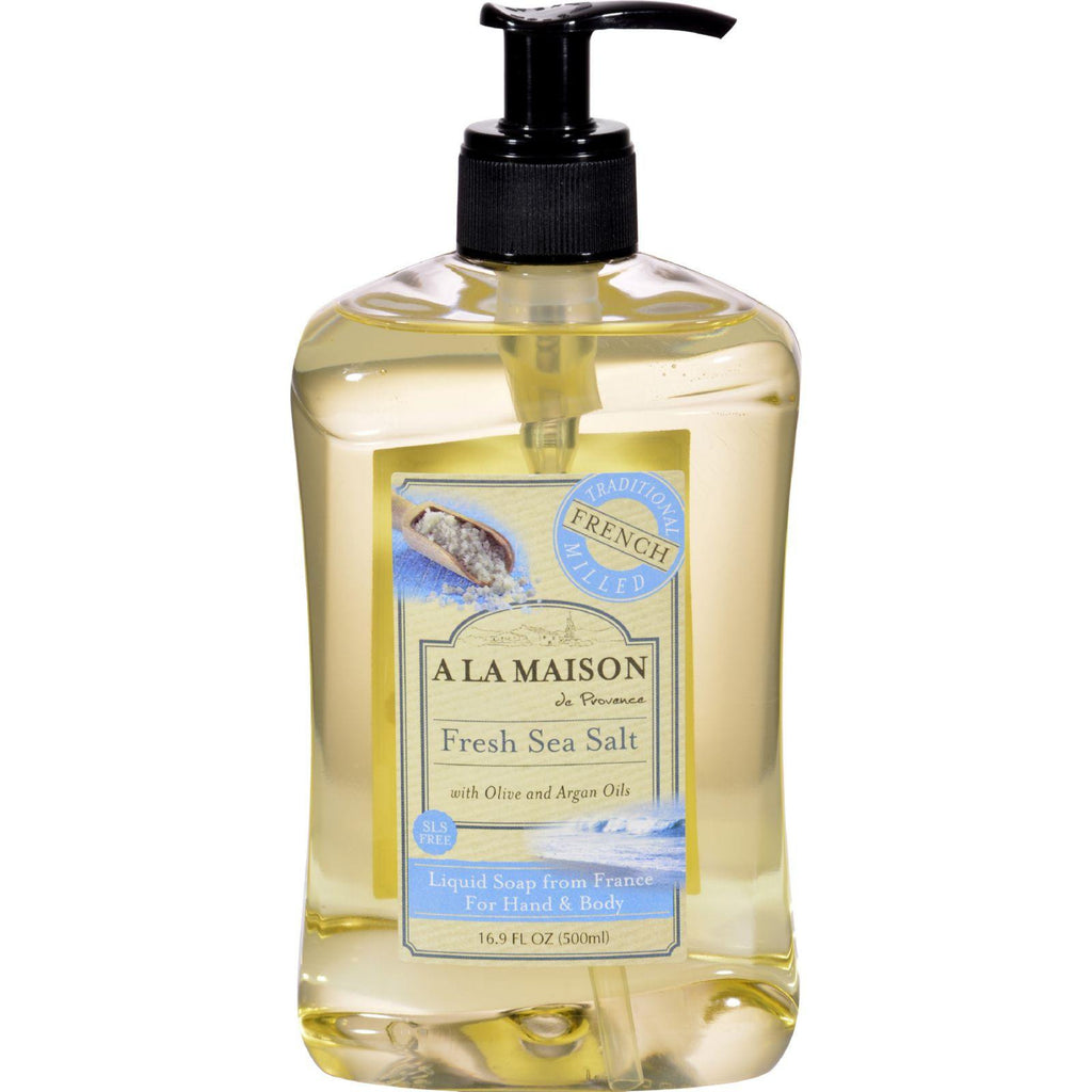 A La Maison French Liquid Soap - Fresh Sea Salt - 16.9 Oz