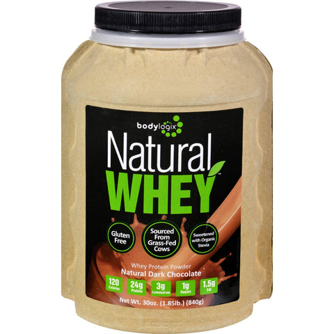Bodylogix Protein Powder - Natural Whey - Dark Chocolate - 1.85 Lb