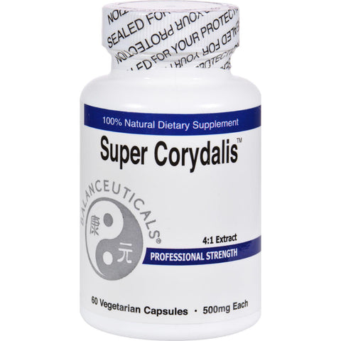 Balanceuticals Super Corydalis - 4:1 Extract - 500 Mg - 60 Veg Capsules