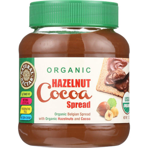Natural Nectar Spread - Organic - Hazelnut Cocoa - 13 Oz - Case Of 12