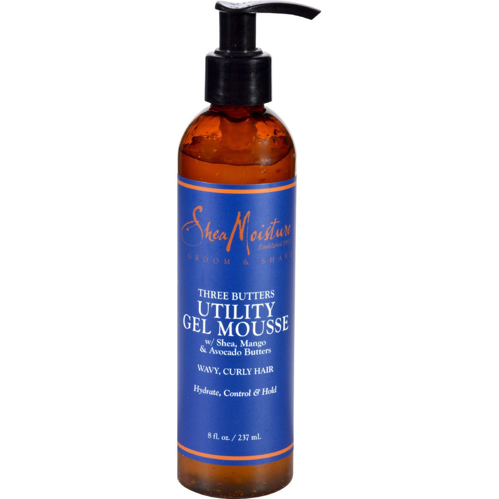 Sheamoisture Gel Mousse - Utility - Three Butters - Men - 8 Oz