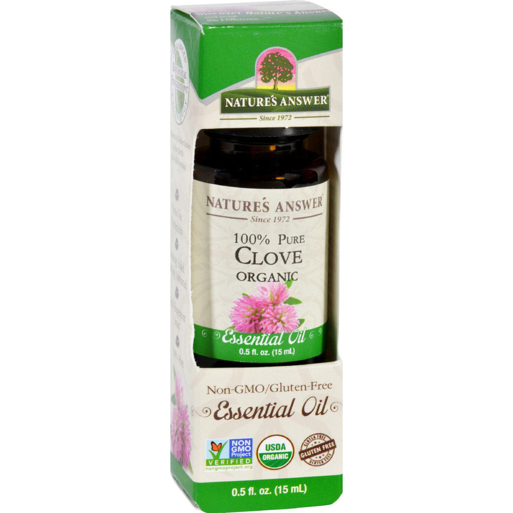 Natures Answer Essential Oil - Organic - Clove - .5 Oz