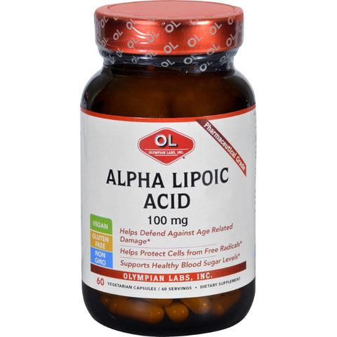 Olympian Labs Alpha Lipoic Acid - 100 Mg - 60 Vegetarian Capsules