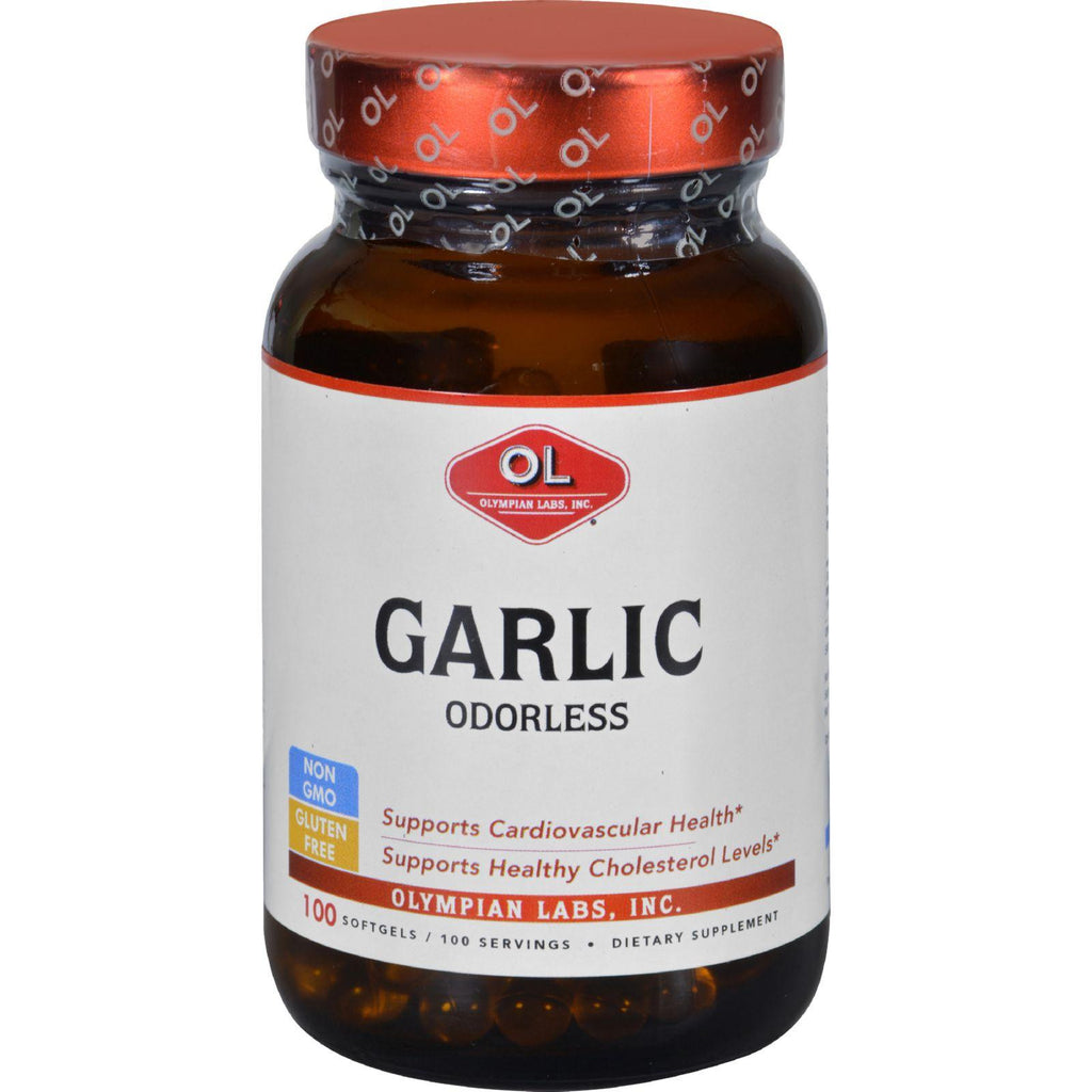 Olympian Labs Garlic - Odorless - 100 Softgels