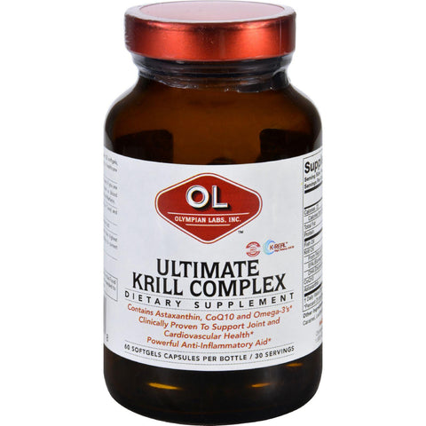 Olympian Labs Krill Complex - Ultimate - 60 Softgels