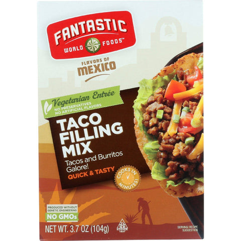 Fantastic World Foods Mix - Taco Filling - 3.7 Oz - Case Of 6
