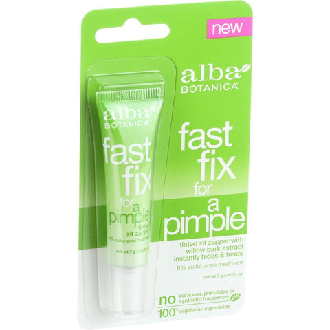 Alba Botanica Fast Fix For A Pimple - .25 Oz - Case Of 6