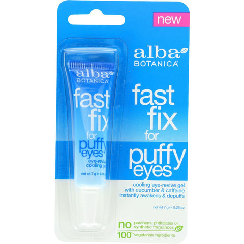 Alba Botanica Fast Fix For Puffy Eyes - .25 Oz - Case Of 6