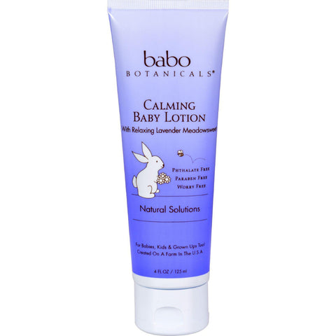 Babo Botanicals Baby Lotion - Calming - Lavender - 4 Oz