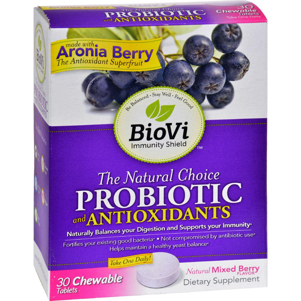 Biovi Probiotic - Antioxidant Blend - 30 Chewable Tablets