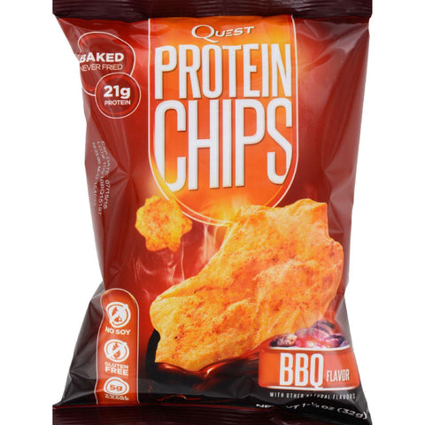 Quest Protein Chips - Barbecue - 1.125 Oz - Case Of 8