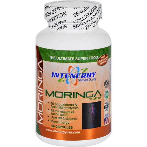 Intenergy Moringa - With Elderberry Sauco - 60 Capsules