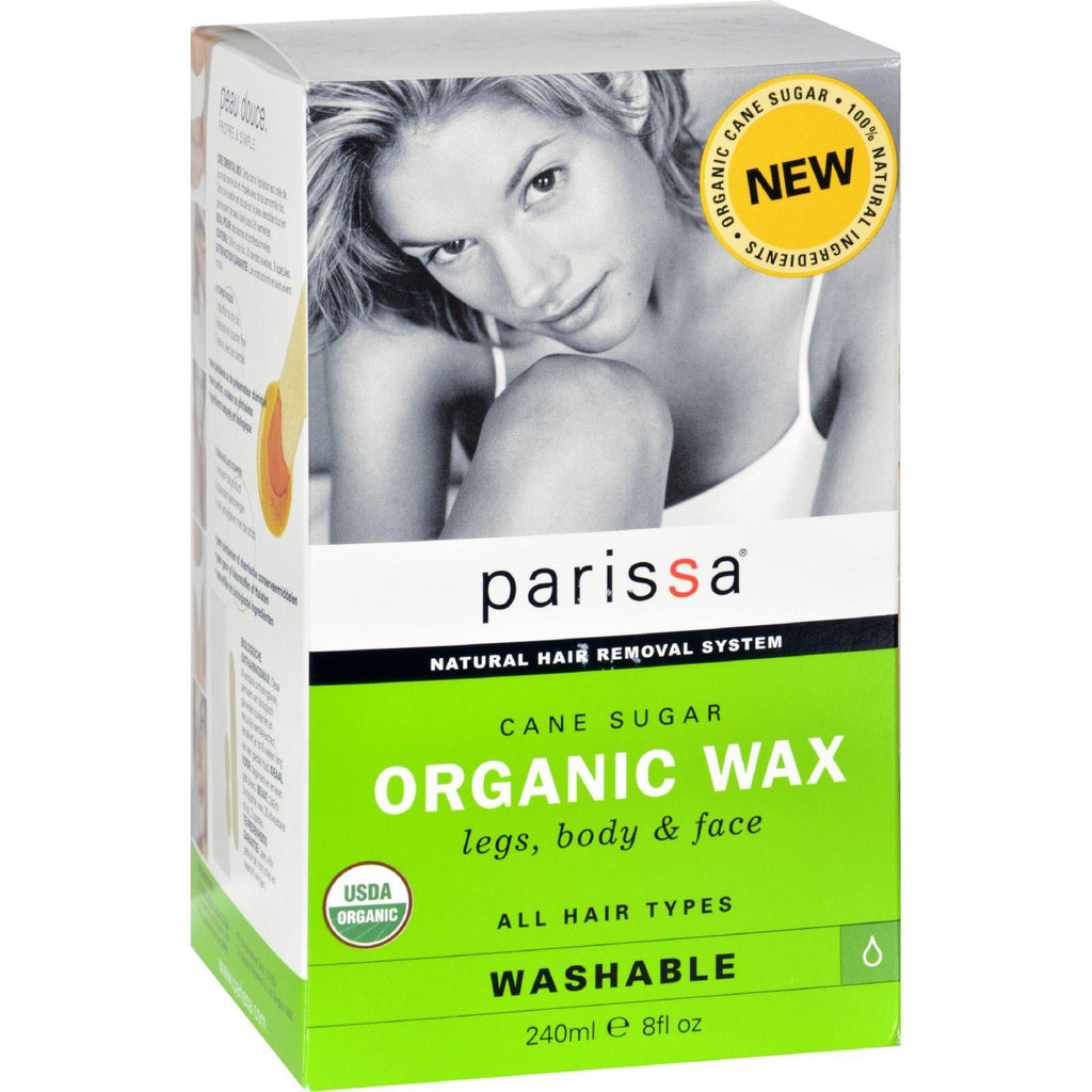 Parissa Hair Removal Wax - Organic - Cane Sugar - 8 Oz