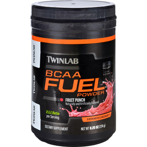 Twinlab Bcaa Fuel - Fruit Punch - Powder - 8.25 Oz