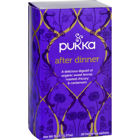 Pukka Herbal Teas Tea - Organic - After Dinner - 20 Bags - Case Of 6