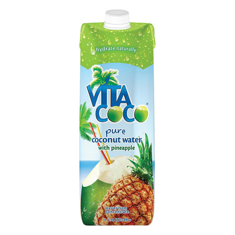 Vita Coco Coconut Water - Pineapple - Case Of 12 - 1 Liter
