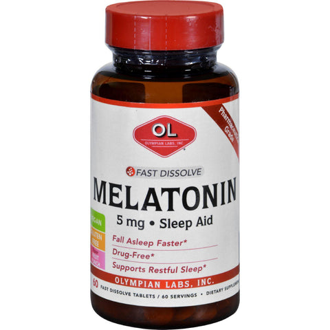 Olympian Labs Melatonin - 5 Mg - 60 Fast Dissolve Tablets