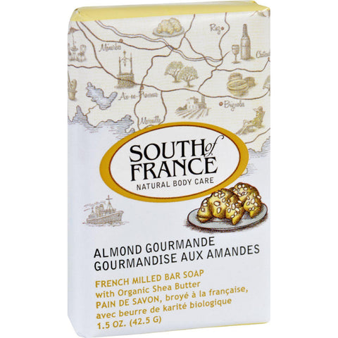 South Of France Bar Soap - Almond Gourmande - Travel - 1.5 Oz - Case Of 12