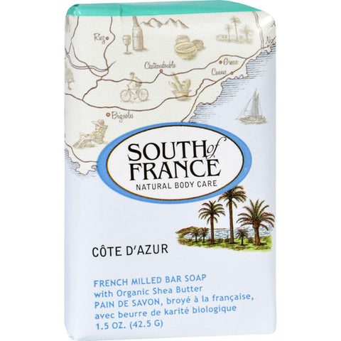 South Of France Bar Soap - Cote Dazur - Travel - 1.5 Oz - Case Of 12