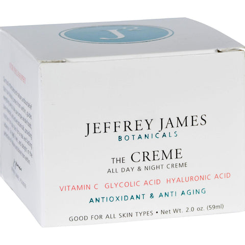 Jeffrey James Botanicals Facial Cream - The Creme - All Day And All Night - 2 Oz