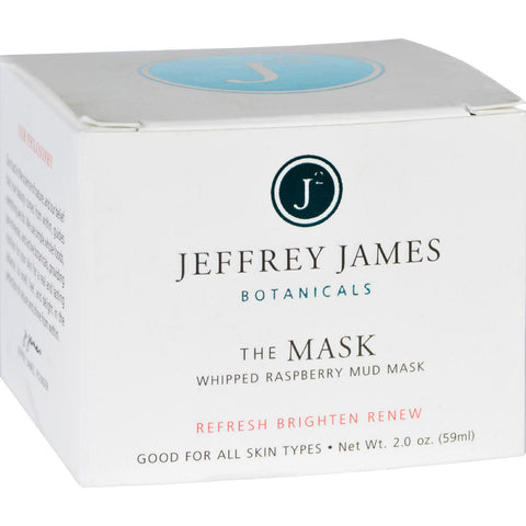 Jeffrey James Botanicals Facial Mask - The Mask - Whipped Raspberry Mud - 2 Oz