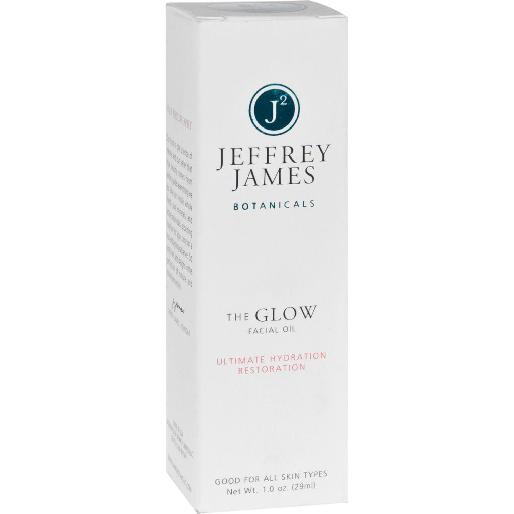 Jeffrey James Botanicals Facial Serum - The Glow - Ultimate Hydration Restoration - 1 Oz