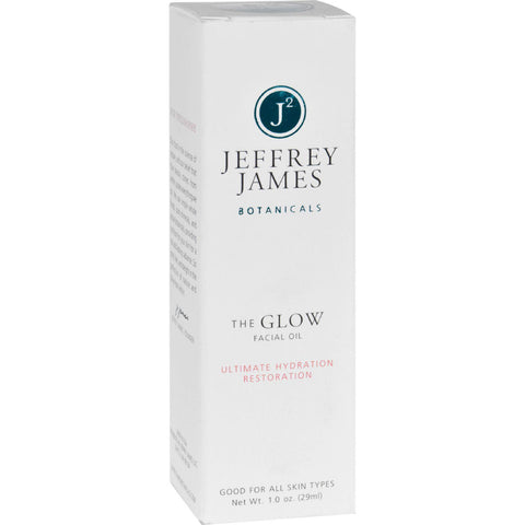 Jeffrey James Botanicals Facial Serum - The Glow - Ultimate Hydration Restoration - 1 Oz