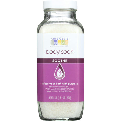 Aura Cacia Body Soak - Soothe - 18.5 Oz - 1 Each