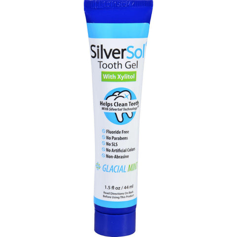 Silversol Tooth Gel - With Xylitol - 1.5 Oz