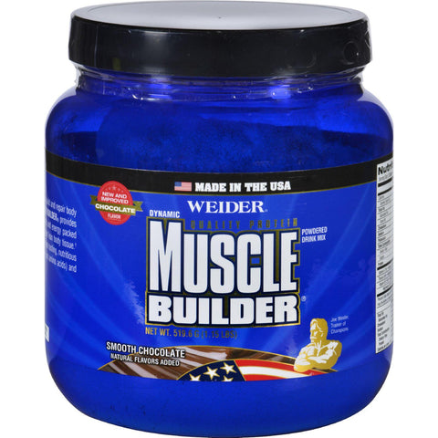 Weider Global Nutrition Muscle Builder - Dynamic - Powder - Chocolate - 1.15 Lb