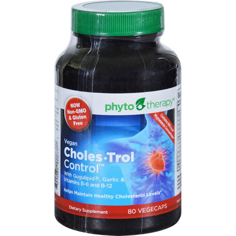 Phyto-therapy Choles-trol Control - Vegan - 80 Vegecaps