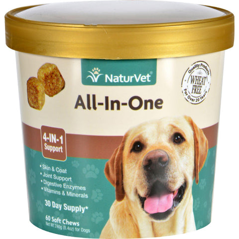 Naturvet All-in-one - Dogs - Cup - 60 Soft Chews