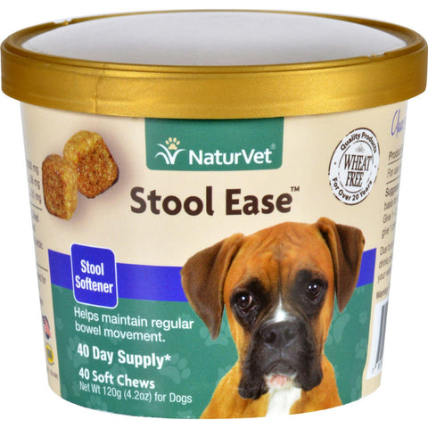 Naturvet Stool Ease - Dogs - Cup - 40 Soft Chews