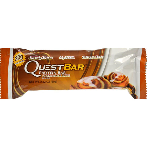 Quest Bar - Cinnamon Roll - 2.12 Oz - Case Of 12