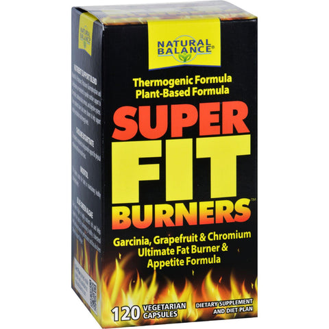 Natural Balance Super Fit Burners - 120 Vegetarian Capsules