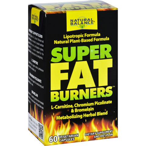 Natural Balance Super Fat Burners - 60 Vegetarian Capsules