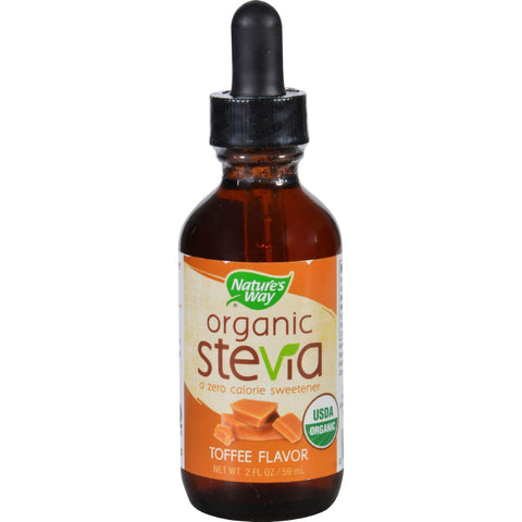 Natures Way Stevia - Organic - Toffee - Drops - 2 Oz
