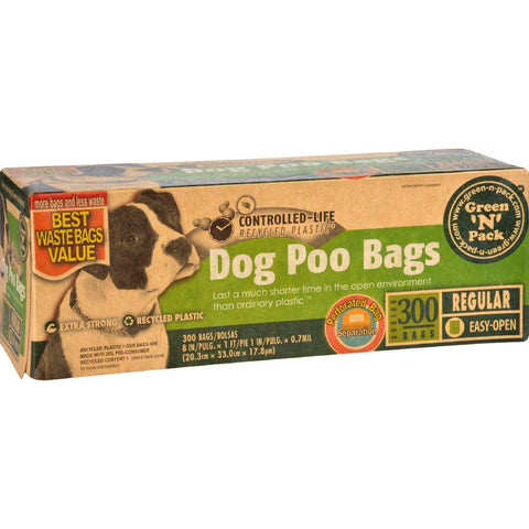 Eco-friendly Bags Green N Pack Dog Poo Bags - Litter Pick Up - 300 Bags - 1 Count
