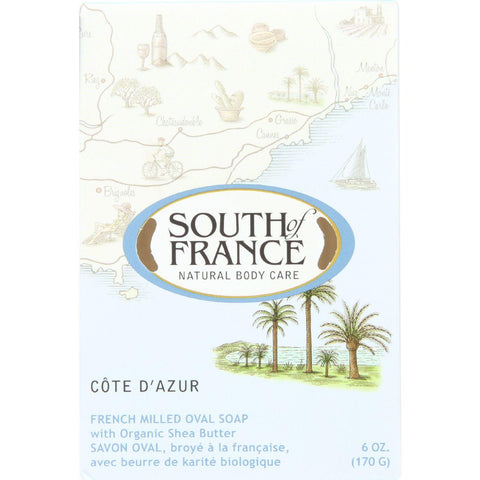 South Of France Bar Soap - Cote Dazur - 6 Oz - 1 Each