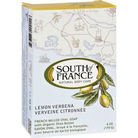 South Of France Bar Soap - Lemon Verbena - Full Size - 6 Oz