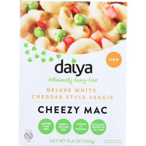 Daiya Foods Inc Cheezy Mac - Deluxe - White Cheddar Style Veggie - Dairy Free - 10.6 Oz - Case Of 8